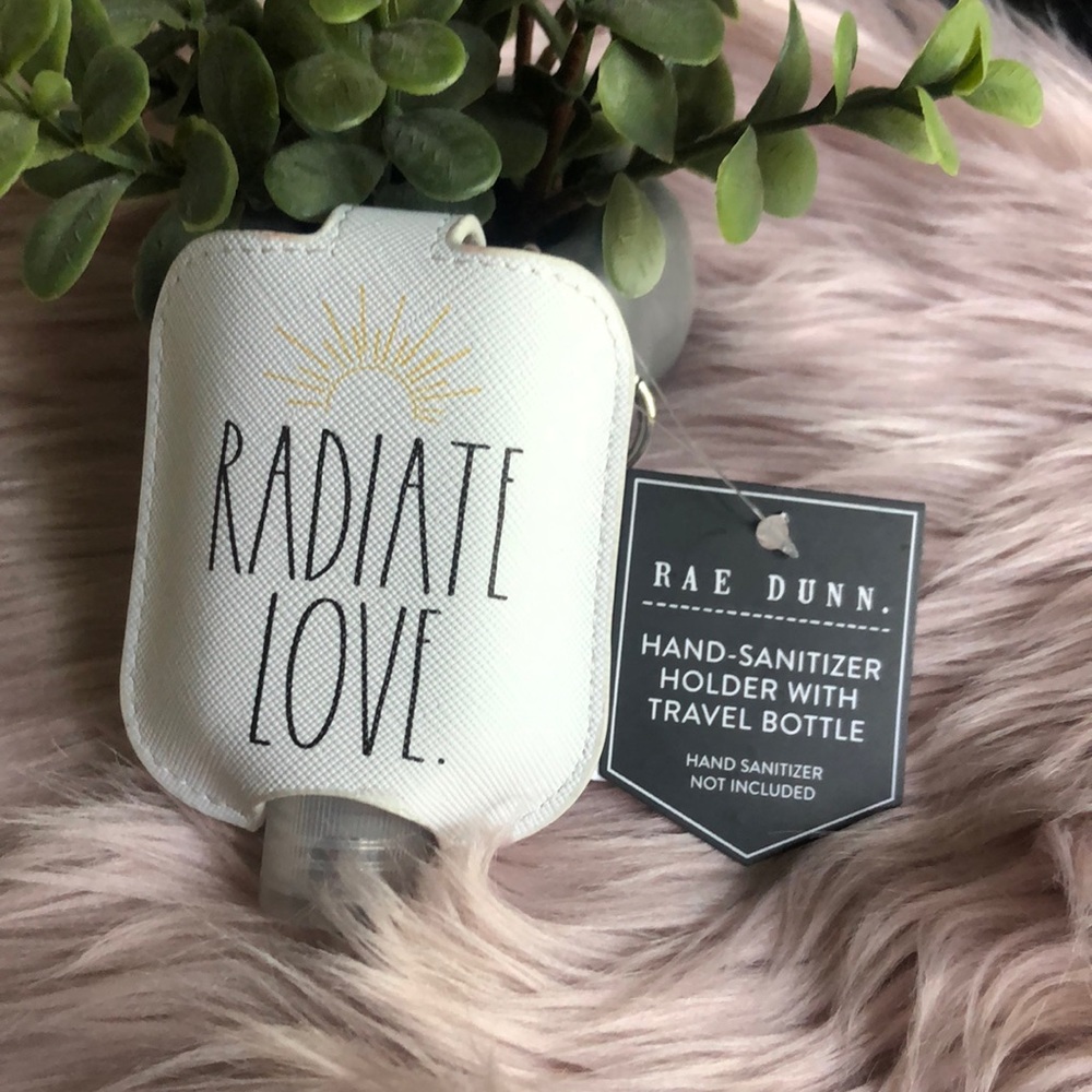 Rae Dunn RADIATE LOVE hand sanitizer holder